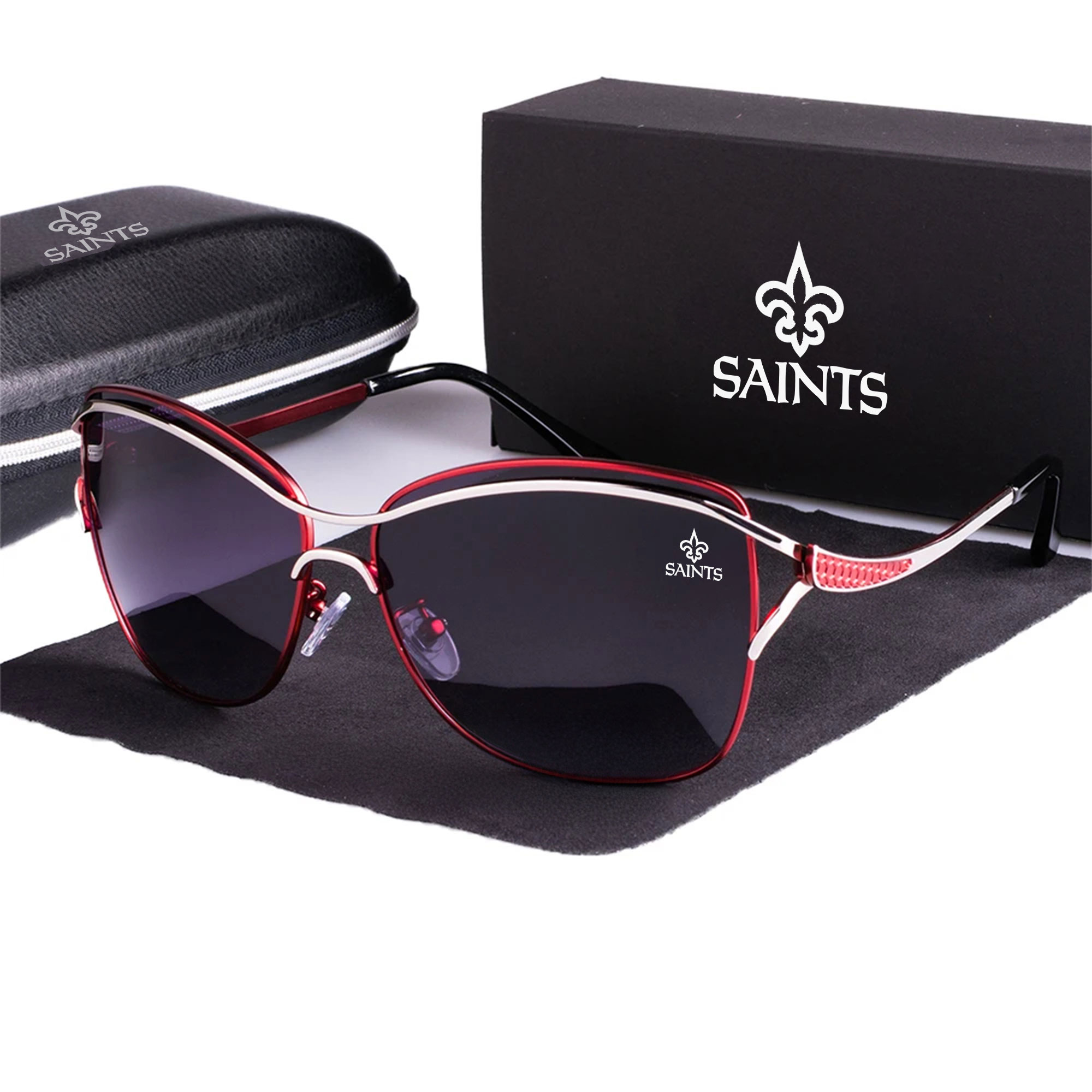 New Orleans Saints Women’s Polarized Sunglasses Luxury Fashion VS 44 NF