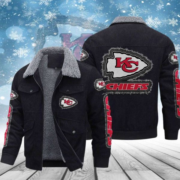 Kansas City Chiefs Thickened Corduroy Jacket