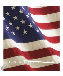 Forever Stamps Flag 2017 Roll Stamps Coil of 100 PCS/Roll
