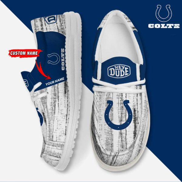 Indianapolis Colts Personalized Hey Dude Shoes For Men And Women