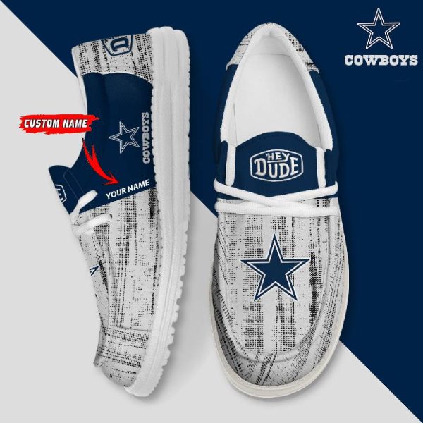 Dallas Cowboys Personalized Hey Dude Shoes For Men And Women