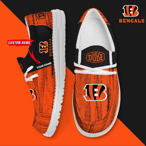 Cincinnati Bengals Personalized Hey Dude Shoes For Men And Women