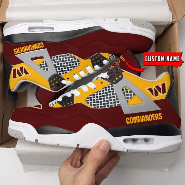 Washington Commanders Air Jordan 4 Sneaker V46