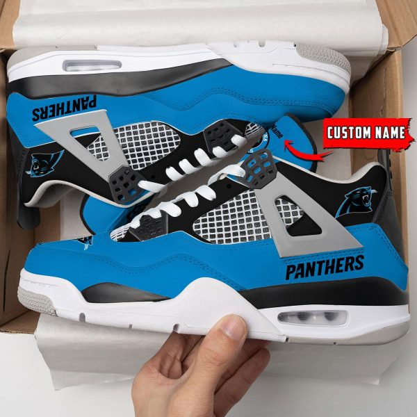 Carolina Panthers Air Jordan 4 Sneaker V46