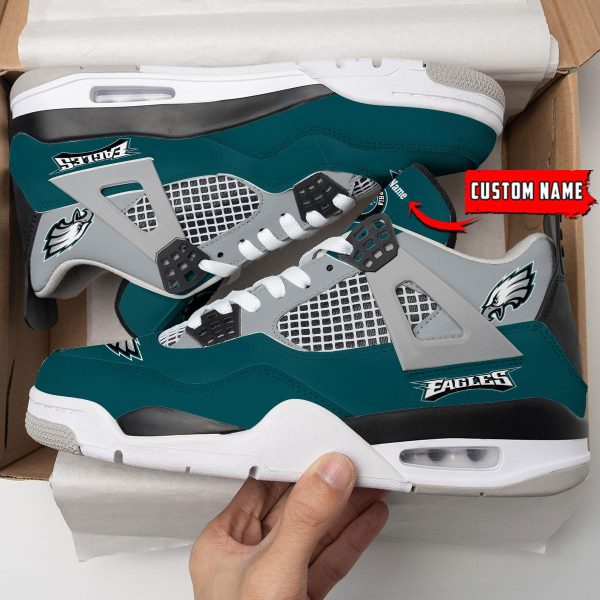 Philadelphia Eagles Air Jordan 4 Sneaker V46