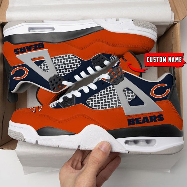 Chicago Bears Air Jordan 4 Sneaker V46