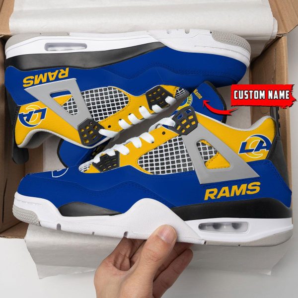 Los Angeles Rams Air Jordan 4 Sneaker V46