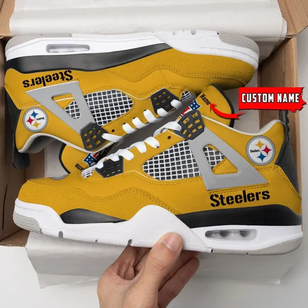 Pittsburgh Steelers Air Jordan 4 Sneaker V46