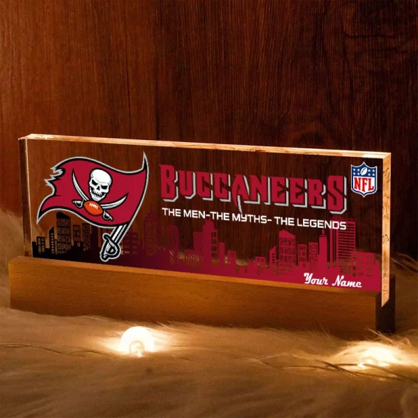 Tampa Bay Buccaneers Acrylic LED Night Light