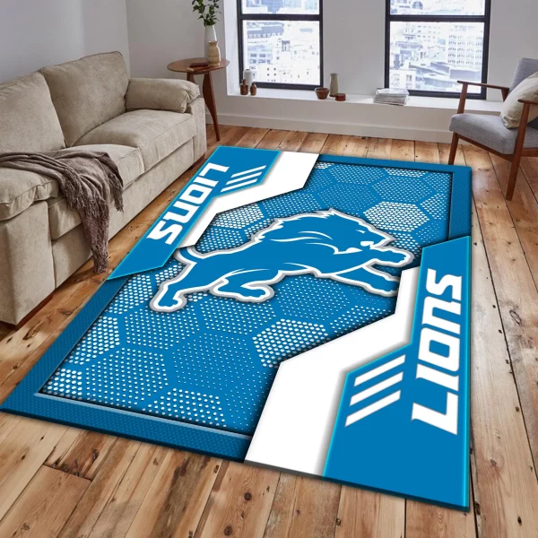 Detroit Lions Rectangle Rug