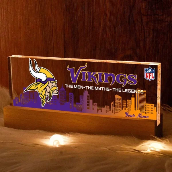 Minnesota Vikings Acrylic LED Night Light