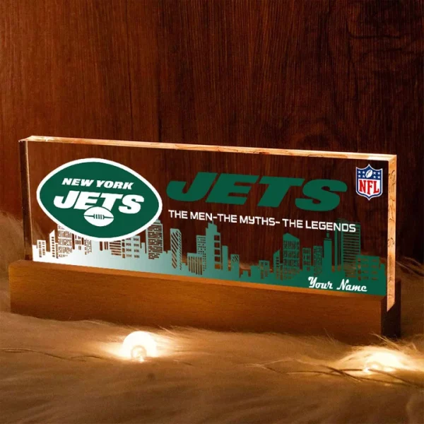 New York Jets Acrylic LED Night Light