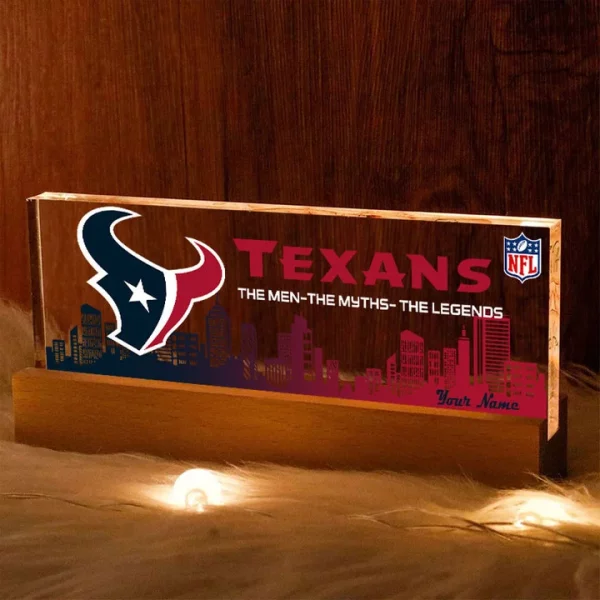 Houston Texans Acrylic LED Night Light