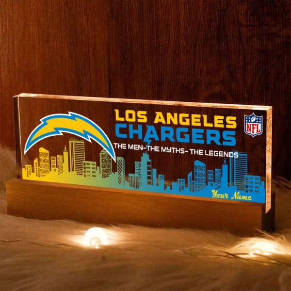 Los Angeles Chargers Acrylic LED Night Light