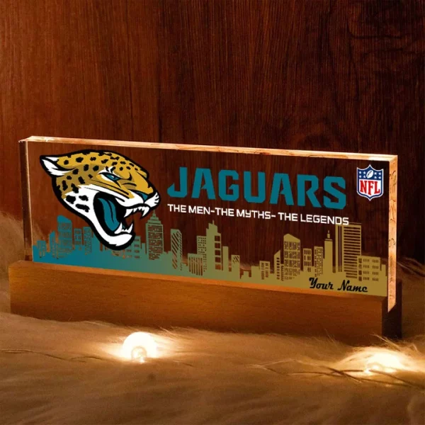 Jacksonville Jaguars Acrylic LED Night Light