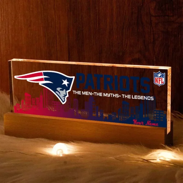 New England Patriots Acrylic LED Night Light