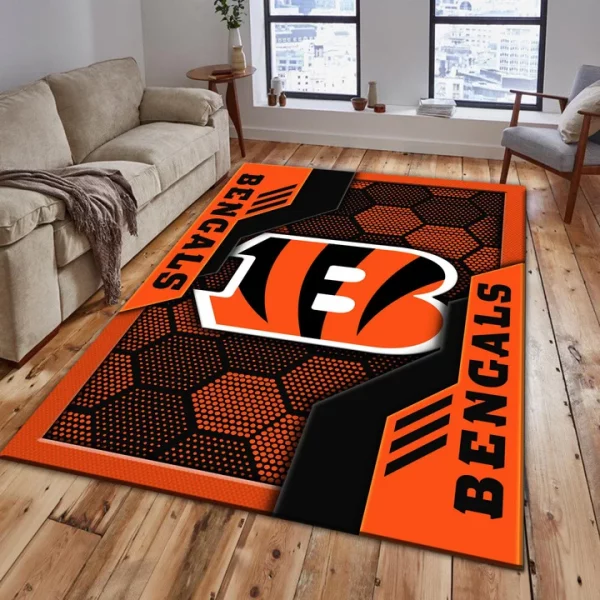 Cincinnati Bengals Rectangle Rug