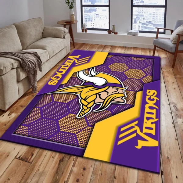 Minnesota Vikings Rectangle Rug