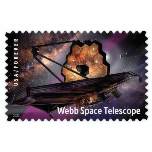 Forever Stamps James Webb Space Telescope 2022 Stamps Coil of 100 PCS/Roll